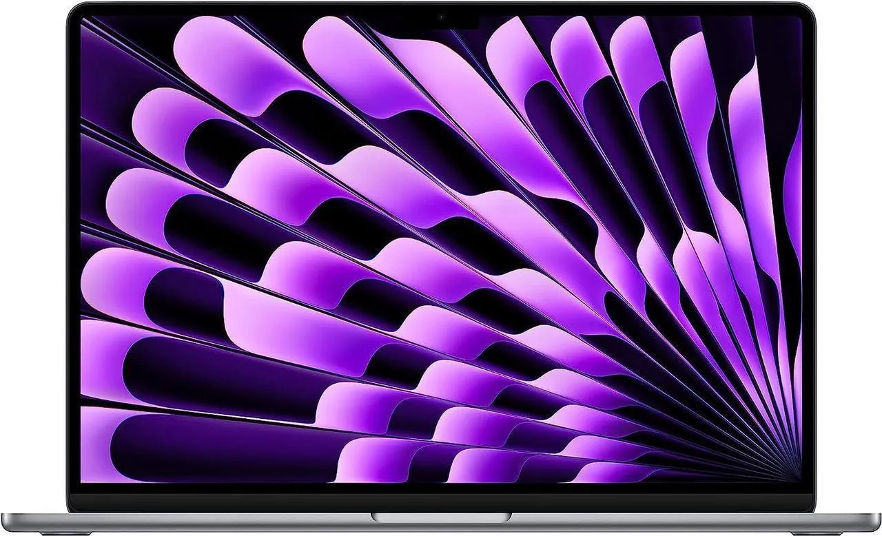 Apple 2023 MacBook Air Laptop with M2 chip: 15.3-inch Liquid Retina Display, 8GB Unified Memory, 256GB SSD Storage, 1080p FaceTime HD Camera, Touch ID. Works with iPhone/iPad; Space Gray
