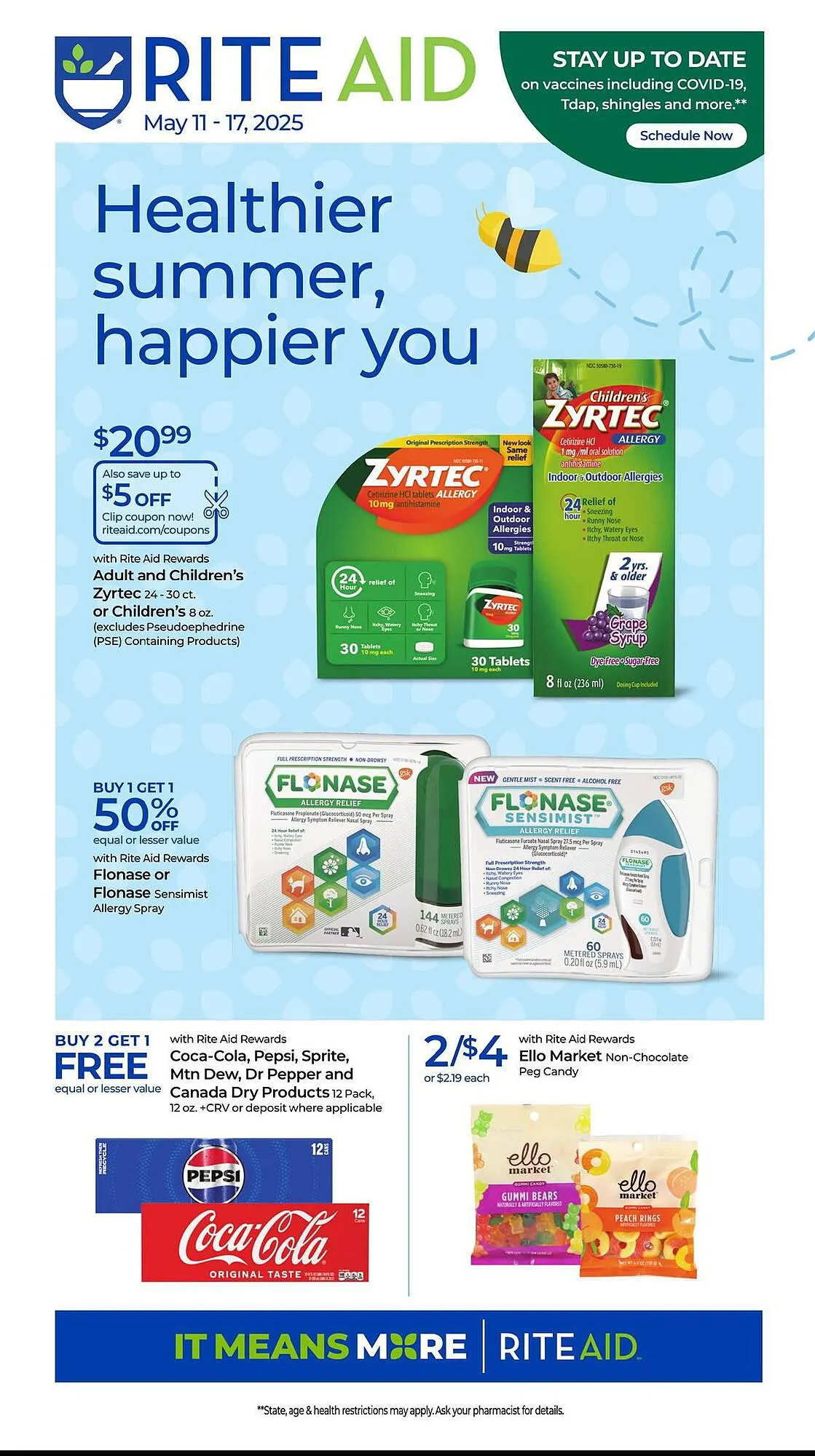 Catálogo de Rite Aid Weekly Ad 11 de mayo al 17 de mayo 2025 - Página 1