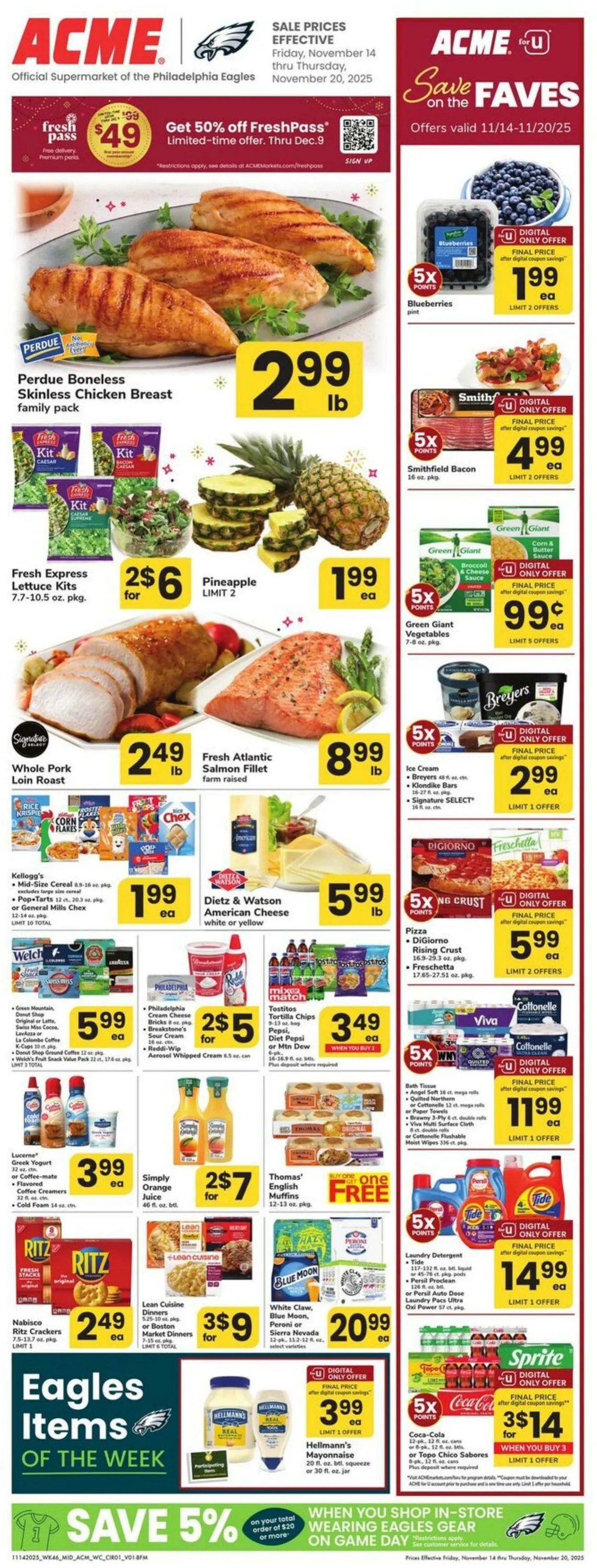 Catálogo de Acme Current weekly ad 14 de noviembre al 20 de noviembre 2025 - Página 3