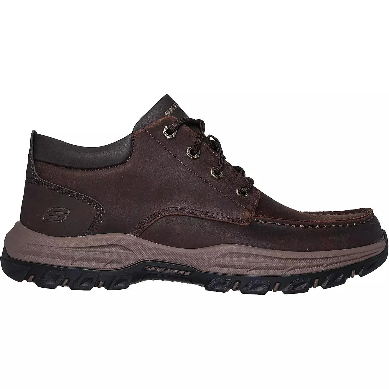 SKECHERS Men's Knowlson Moc-Toe Boots