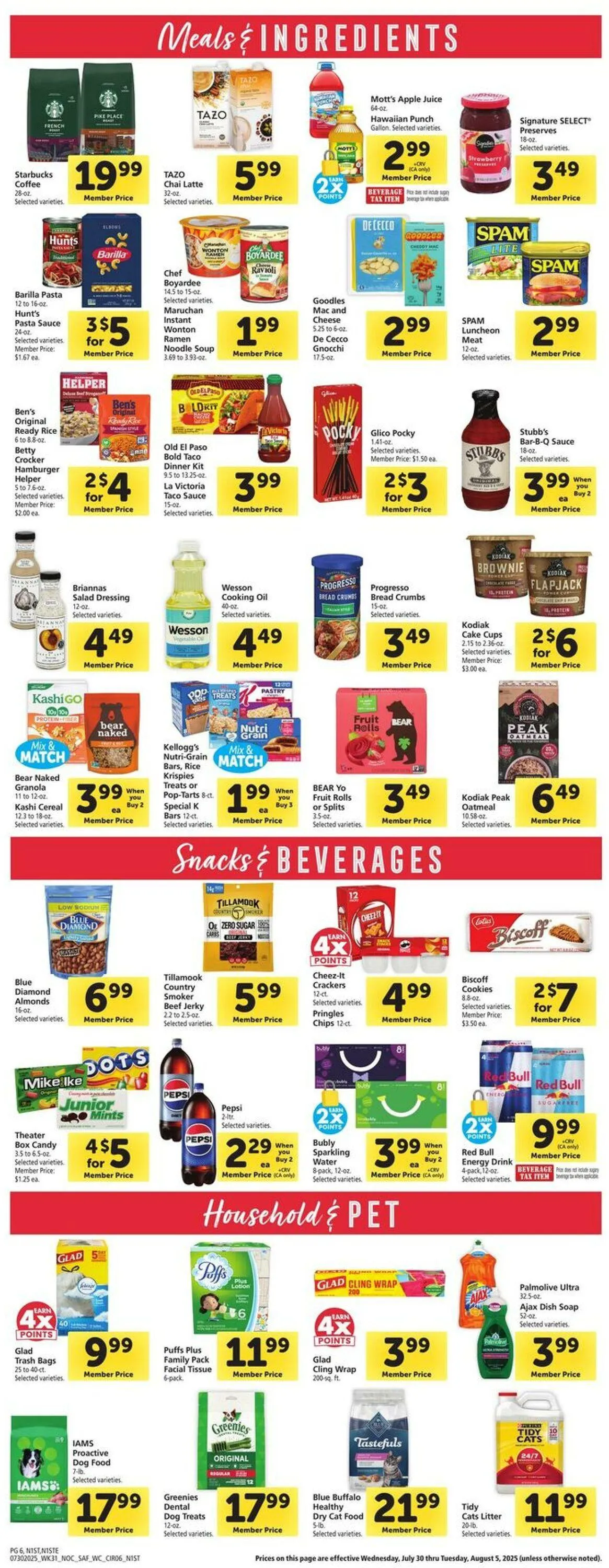 Weekly ad Safeway Current weekly ad from July 30 to August 5 2025 - Page 6
