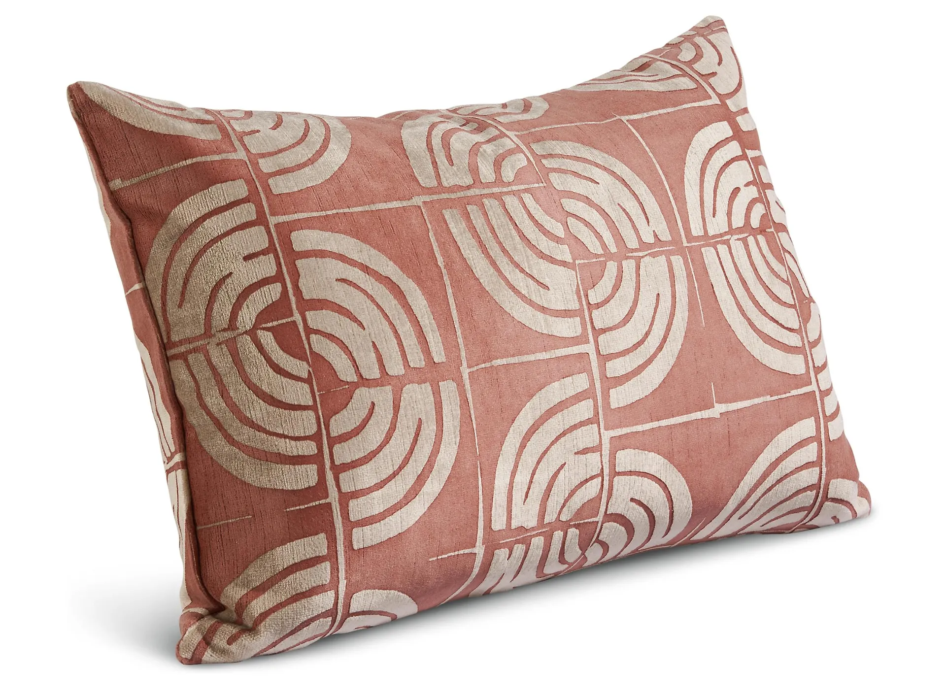 Arches 20w 13h Throw Pillow in Brick with Down Insert