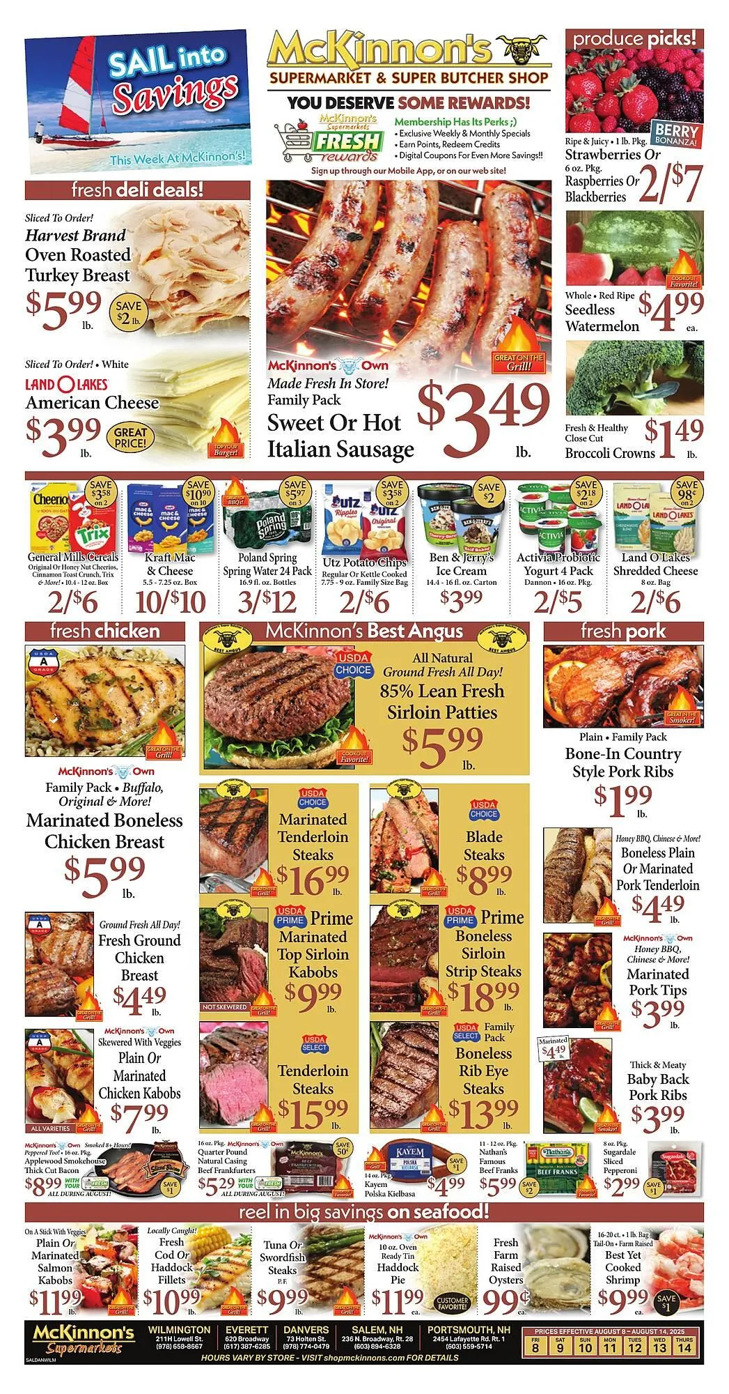 Weekly ad McKinnon's Supermarkets Weekly Ad from August 8 to August 14 2025 - Page 1