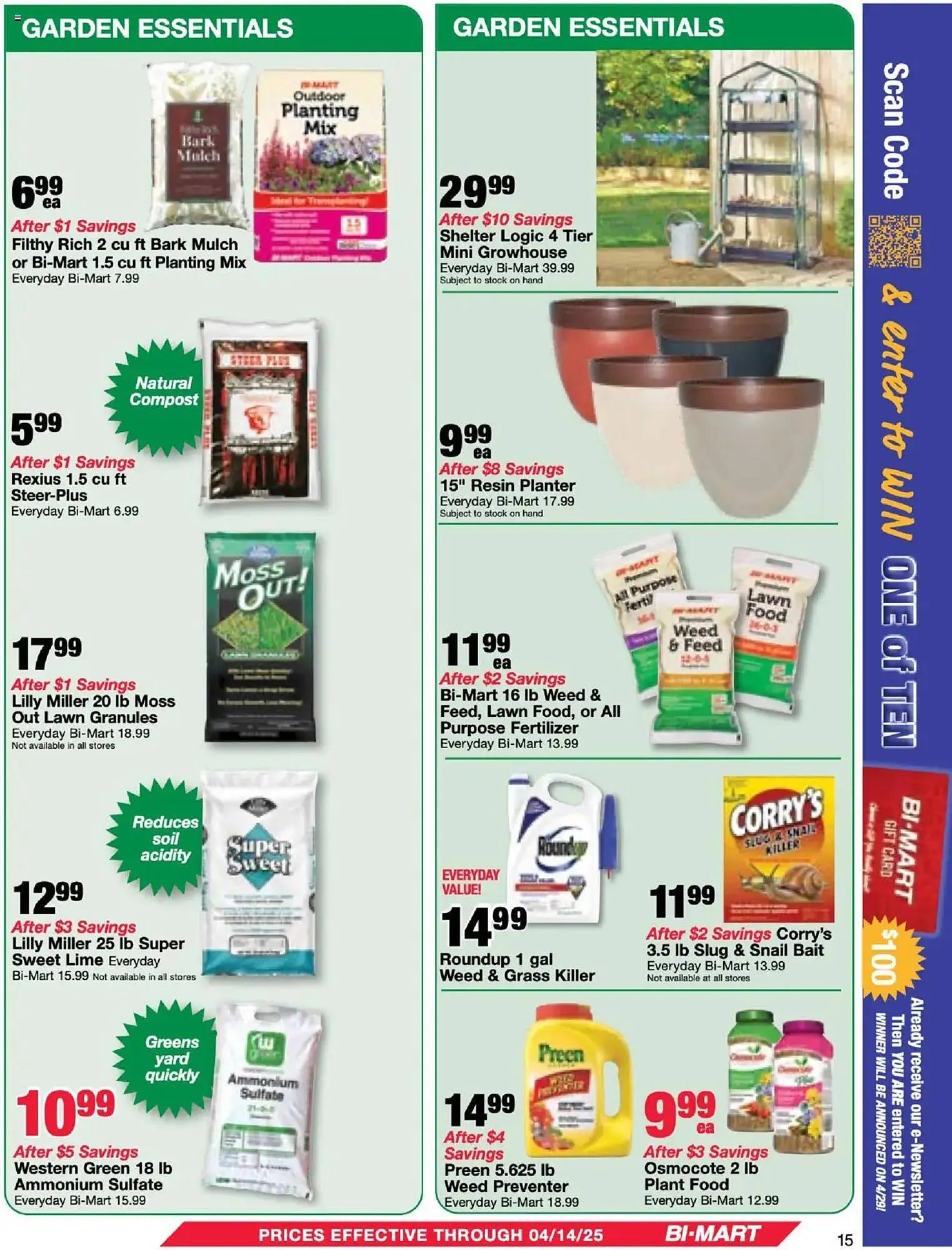 Weekly ad Bi-Mart Weekly Ad from March 25 to April 14 2025 - Page 15