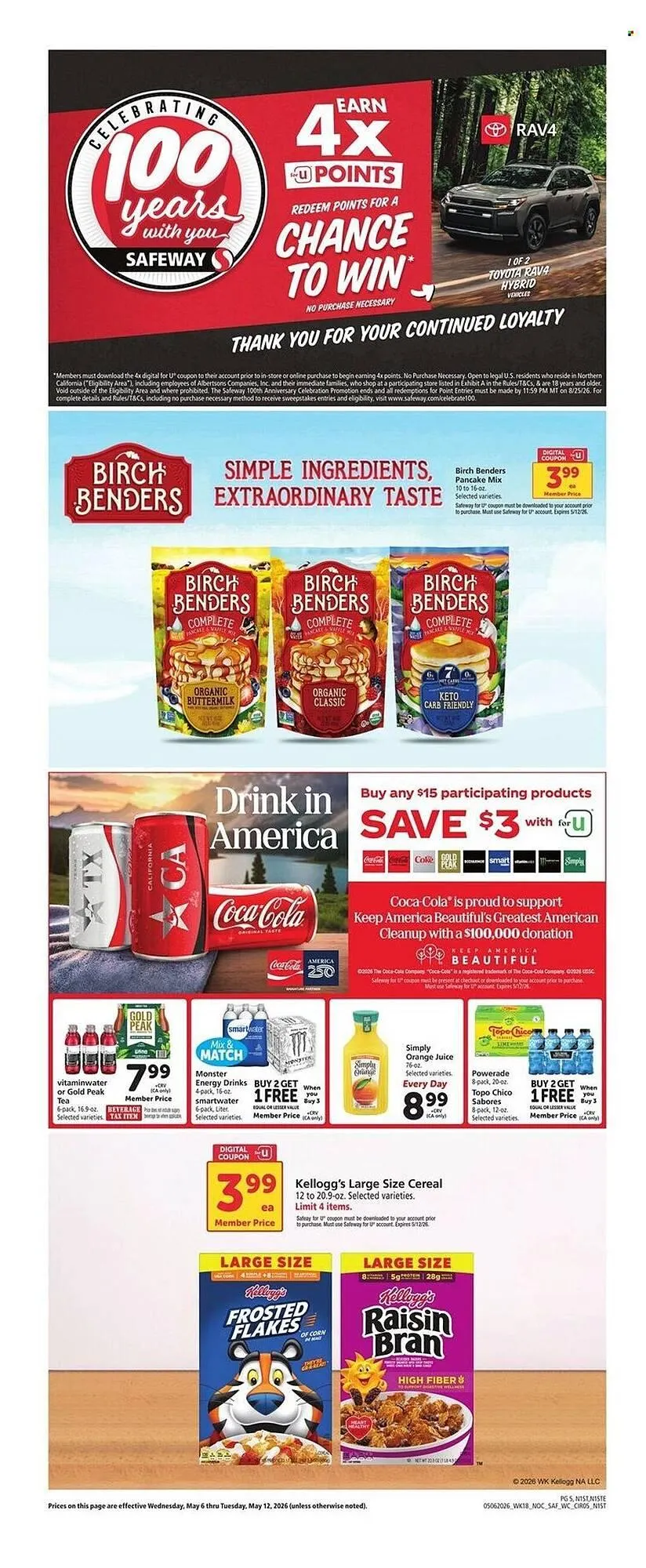 Weekly promotion Safeway weekly ad spanning from May 6 to May 12 2026 - Page 7 for Catalogue 365