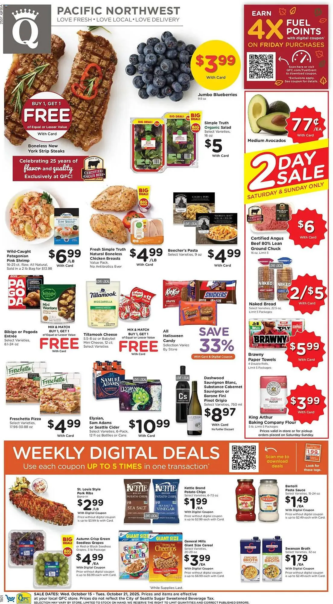 Weekly ad QFC weekly ad from October 15 to October 21 2025 - Page 1