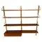 Poul Cadovius Mid- Century Modern Modular Teak Wall Unit Shelving for Cado, 1960 attributed to Poul Cadovius