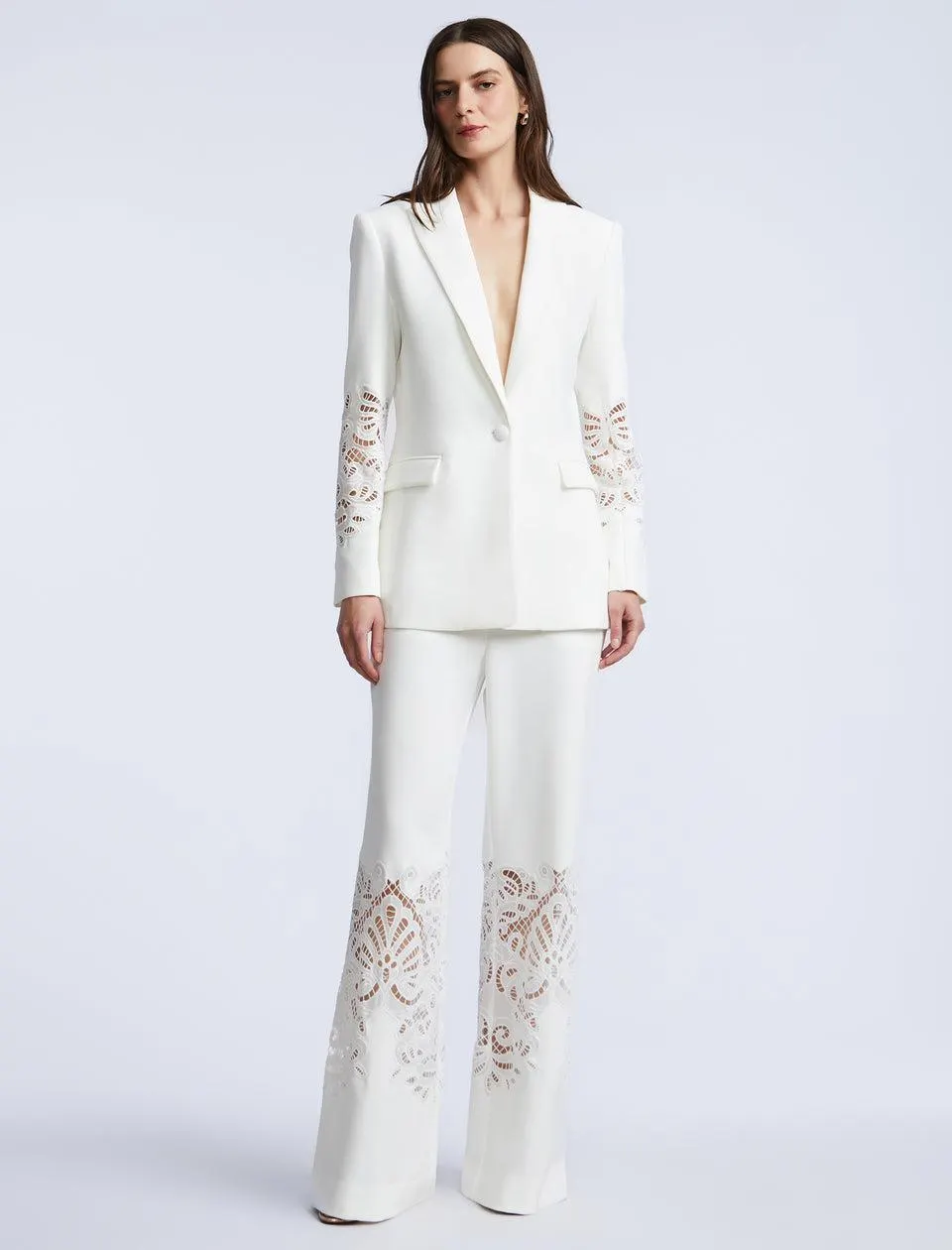 Combo Blazer Notch Lapel