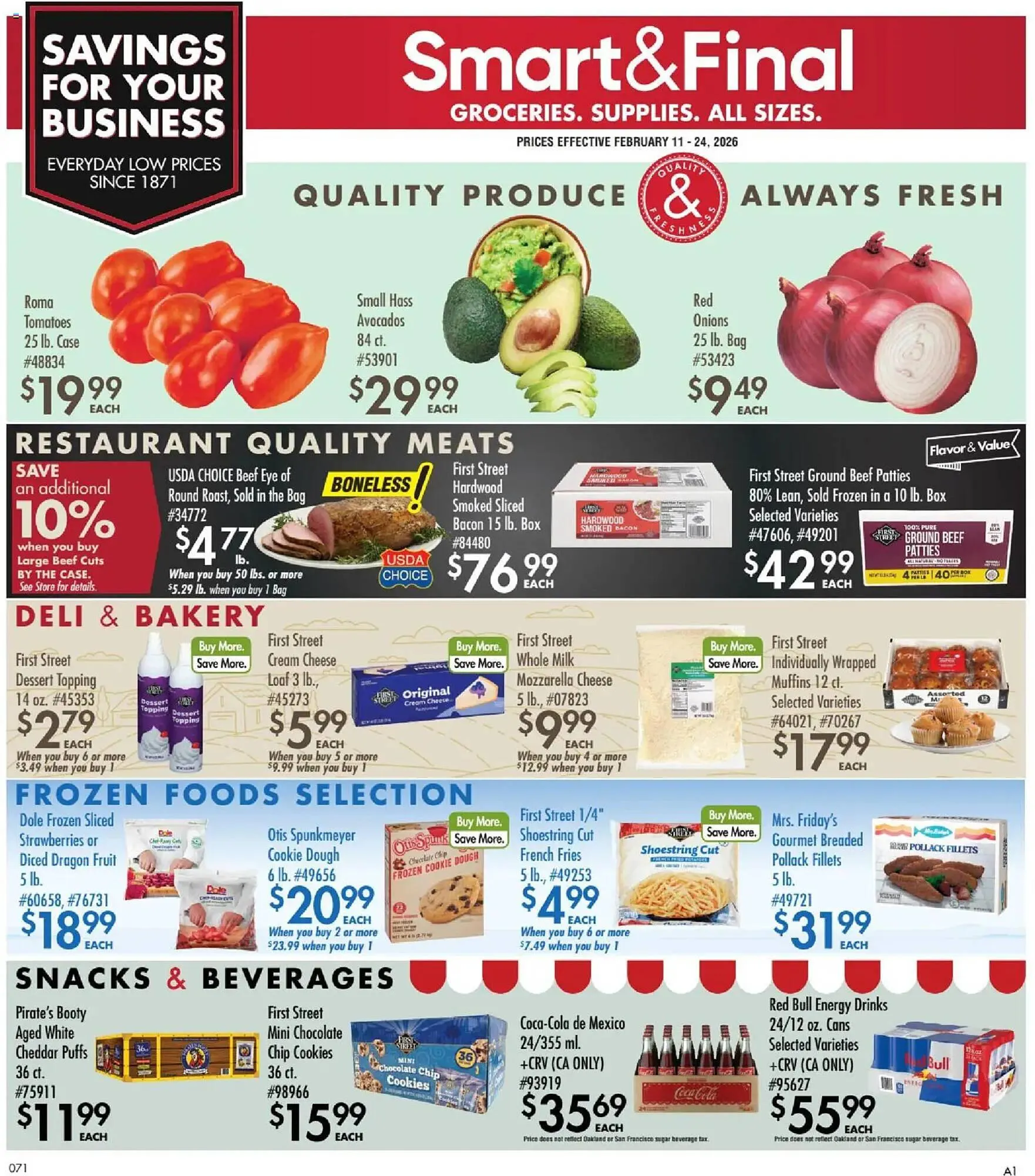 Weekly ad Smart & Final weekly ad from February 11 to February 24 2026 - Page 1