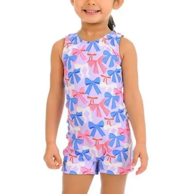 Girls' Destira Bow My Gosh Leotard