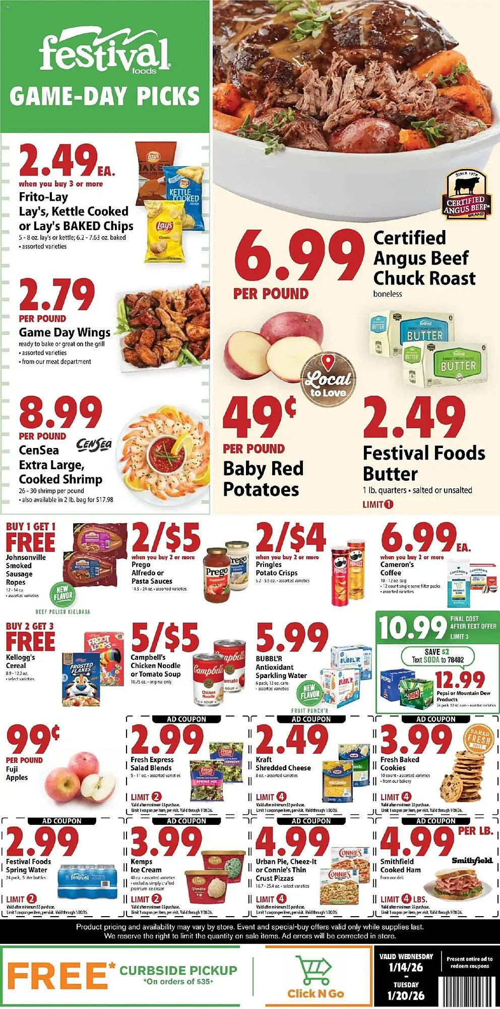 Weekly ad Festival Foods weekly ad from January 14 to January 20 2026 - Page 1