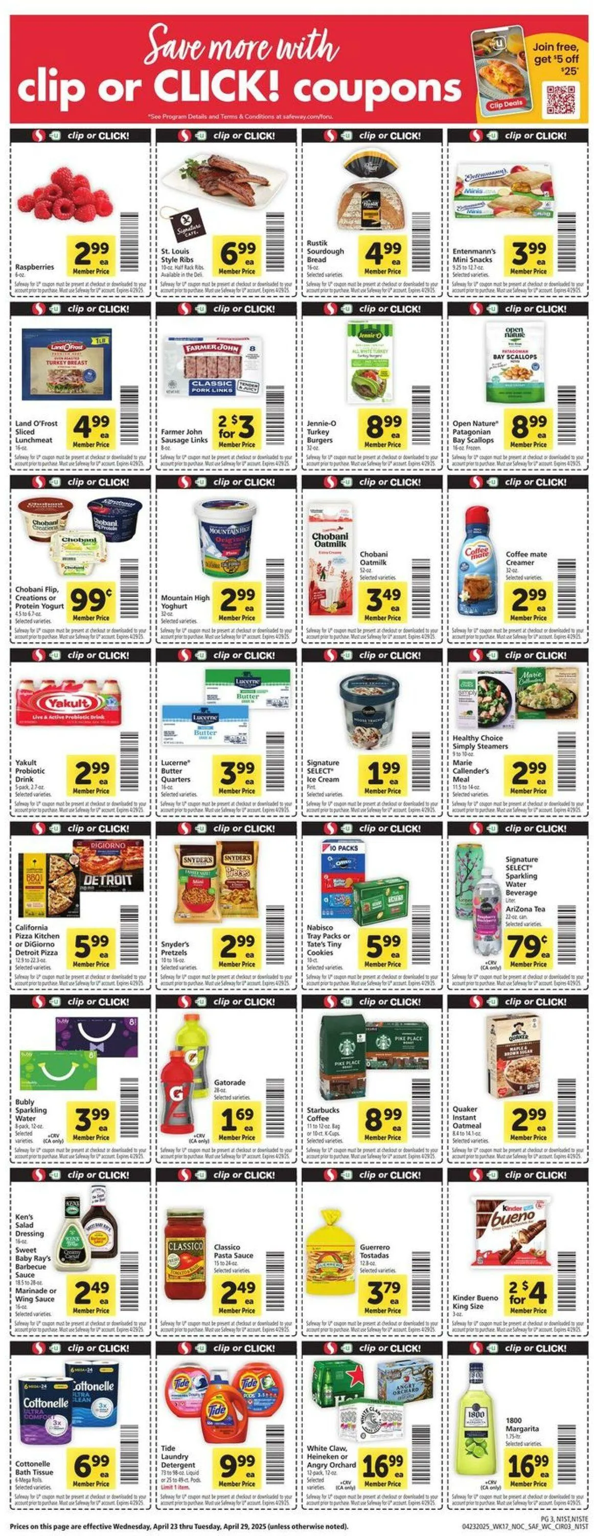 Catálogo de Safeway Current weekly ad 23 de abril al 29 de abril 2025 - Página 3