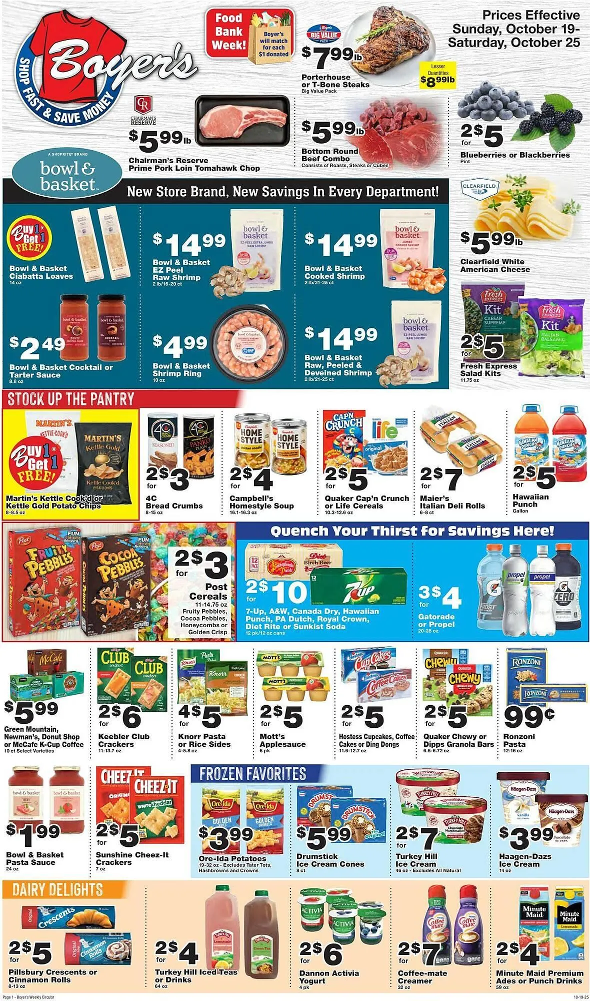 Boyers Food Markets weekly ad - 1