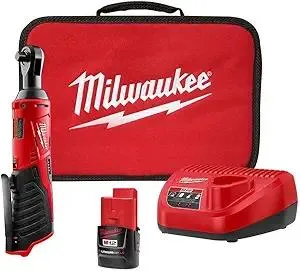 Milwaukee 2457-21 3/8-in Cordless M12 Lithium-Ion Ratchet Kit
