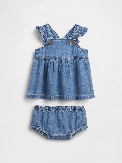 Baby Denim Skirtall Set