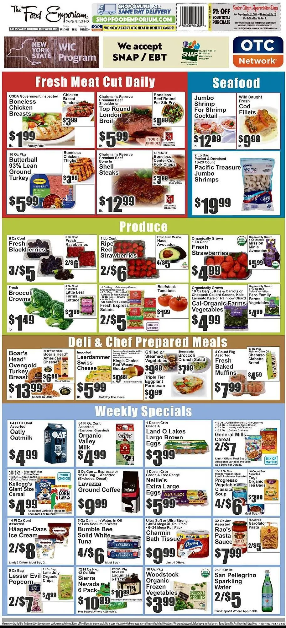 The Food Emporium circular - 1