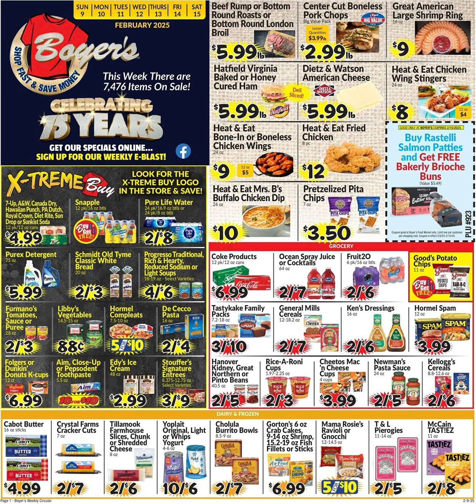 Weekly ad Boyer's Food Markets Weekly Ad from February 9 to February 15 2025 - Page 3