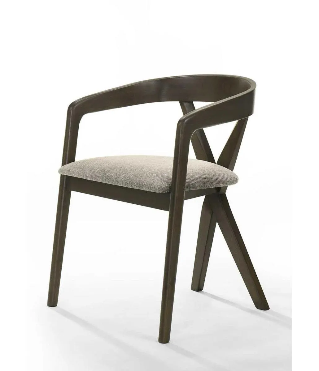 Greco Cross Back Arm Chair Dining Chair