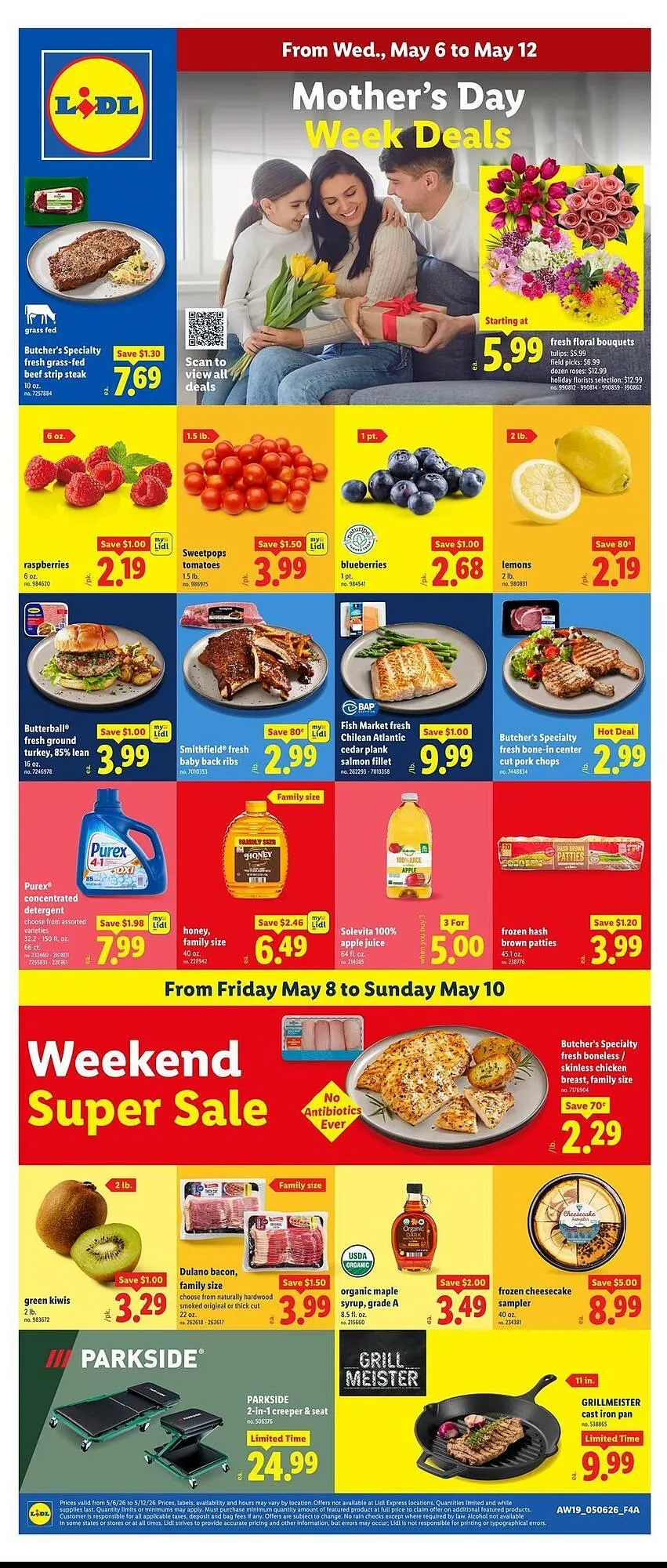 Weekly promotion Lidl weekly ad spanning from May 6 to May 12 2026 - Page 1 for Catalogue 365