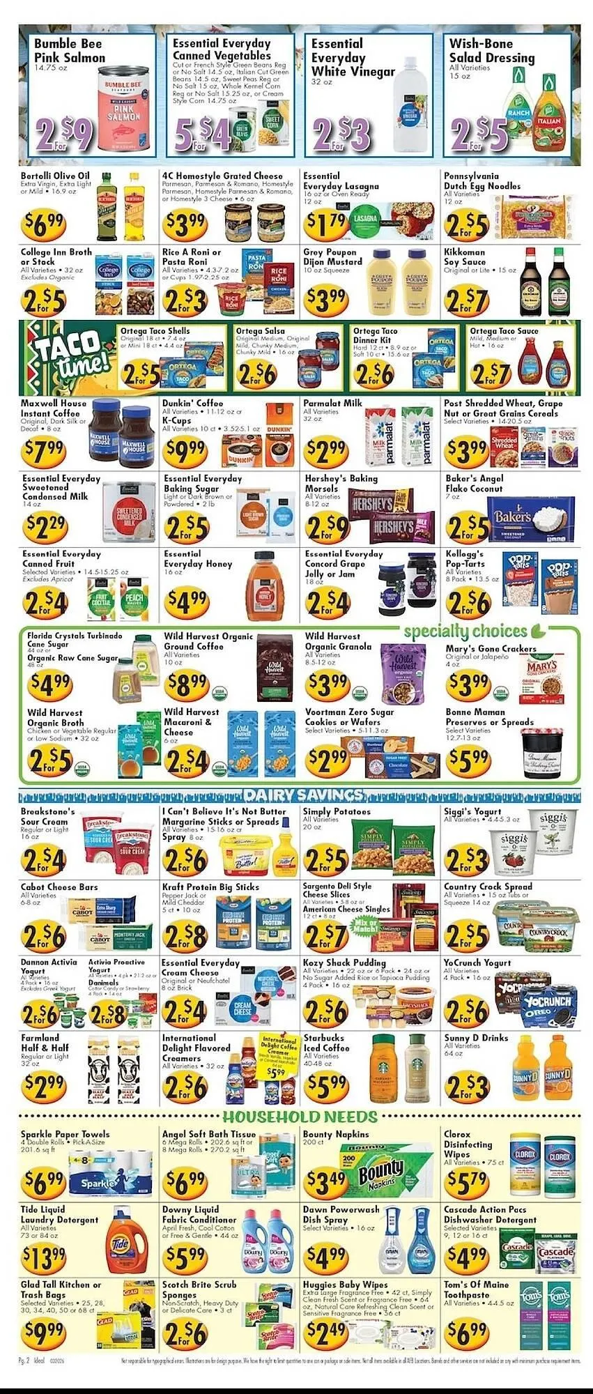 Weekly ad Ideal Food Basket circular from March 20 to March 26 2026 - Page 2