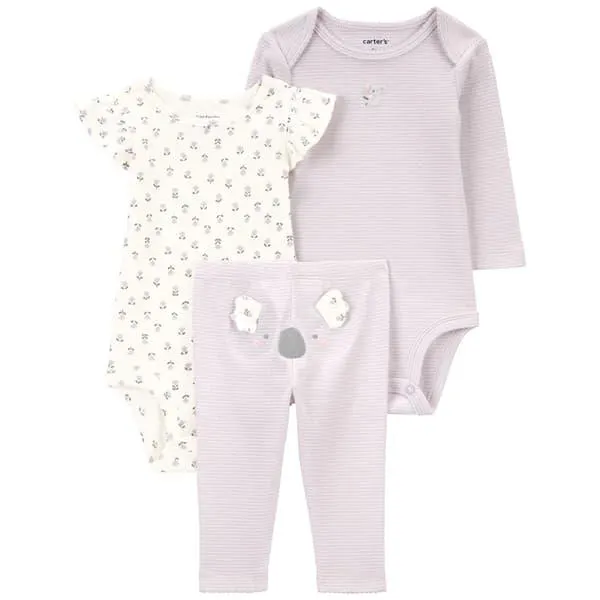 Baby Girl (NB-24M) Carter’s® 3pc. Koala Little Character Set