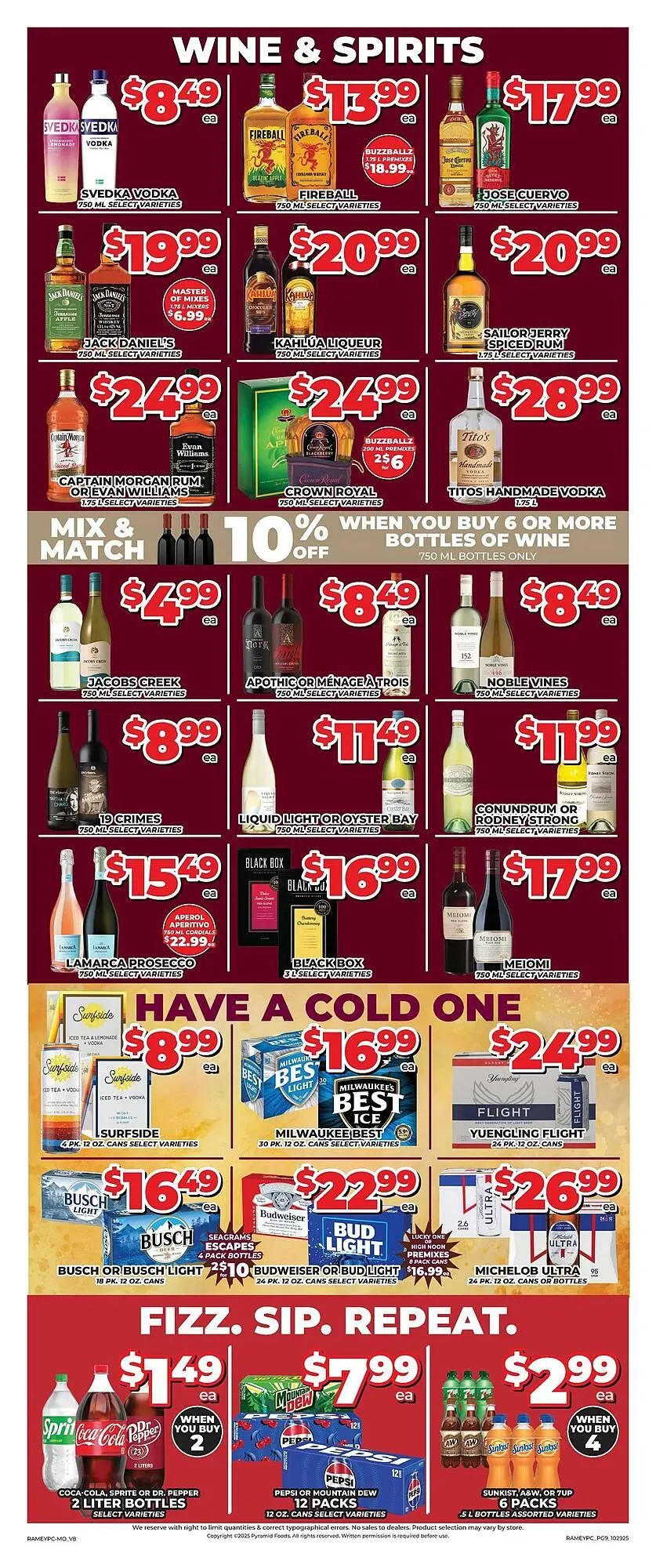 Weekly ad Price Cutter weekly ad from October 29 to November 4 2025 - Page 9