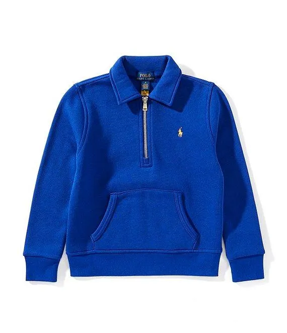 Little Boys Long-Sleeve Quarter-Zip Fleece Pullover
