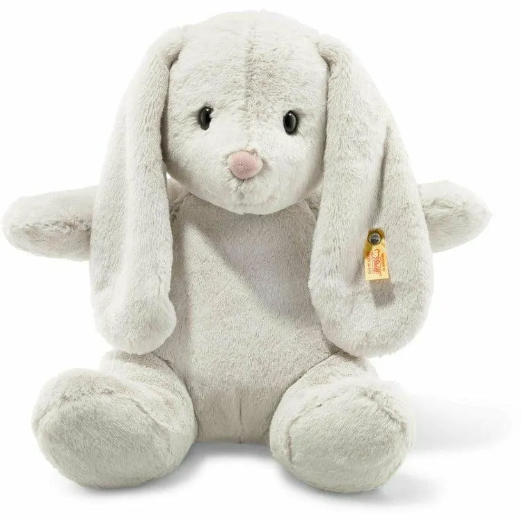 Hoppie Rabbit, Light Grey, 16 Inches