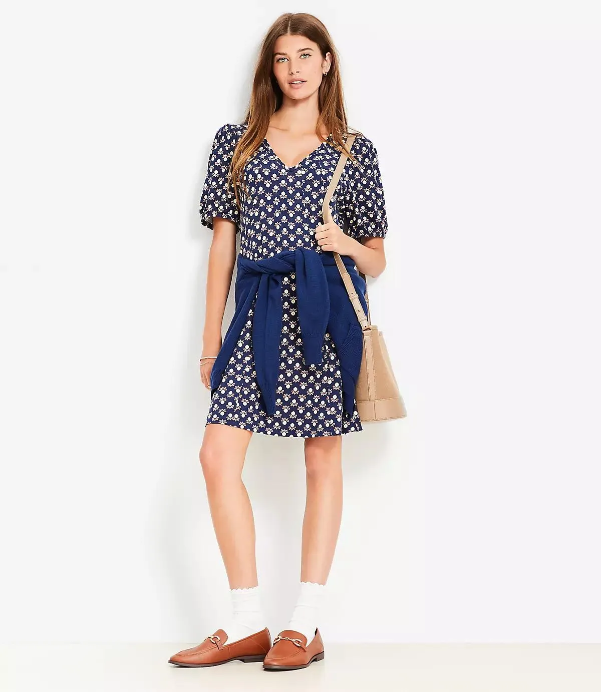 Garden Seamed Mini Dress