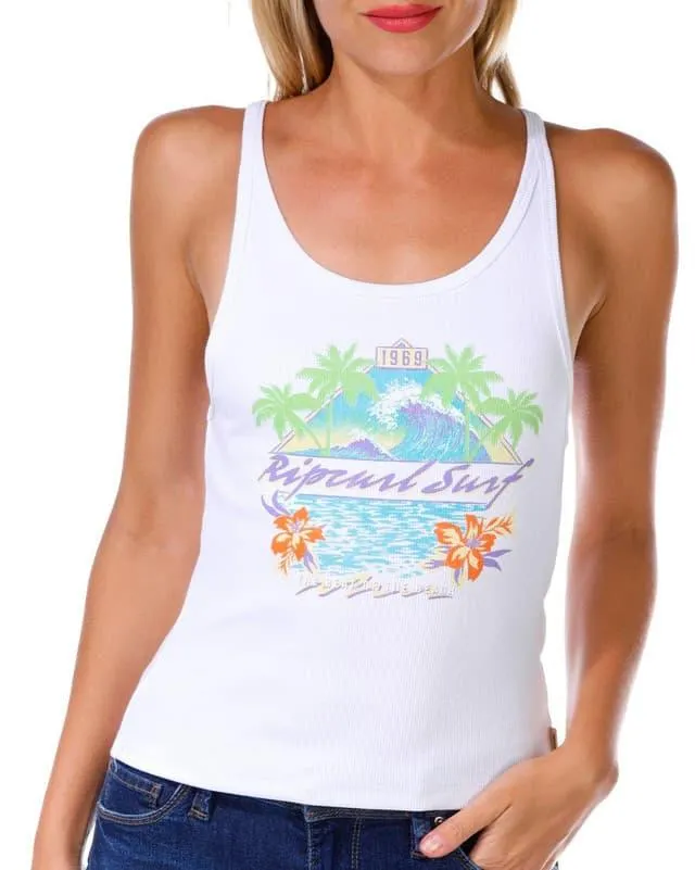 Rip Curl Juniors Es Vedra Ribbed Tank Top