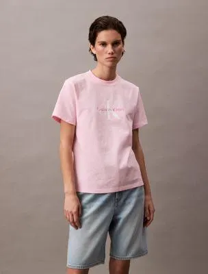 Embroidered Monogram Logo Tee