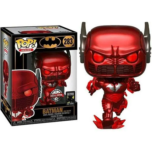 Funko POP! Heroes - Batman 80th Anniversary Vinyl Figure - BATMAN (Red Death) #283 *Exclusive*