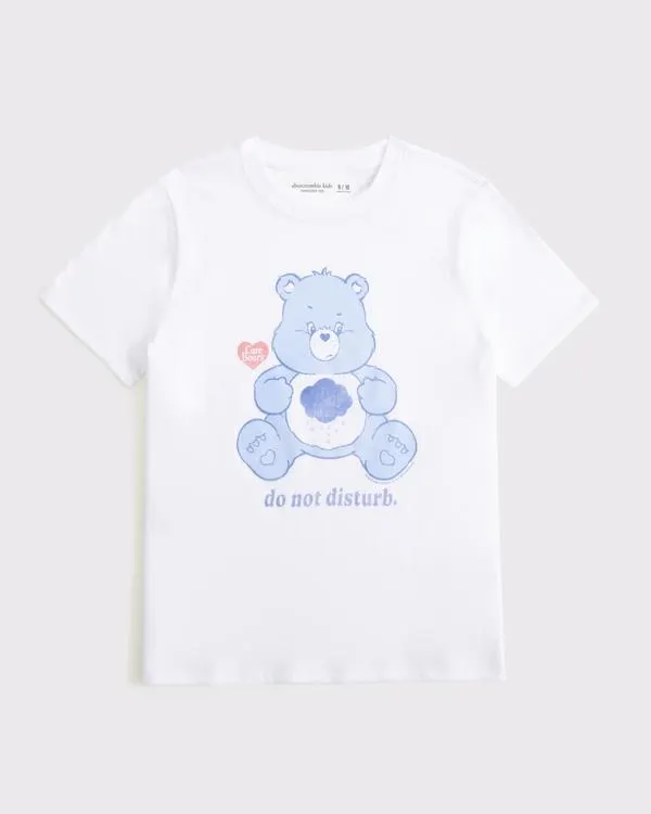 oversized care bears graphic tee