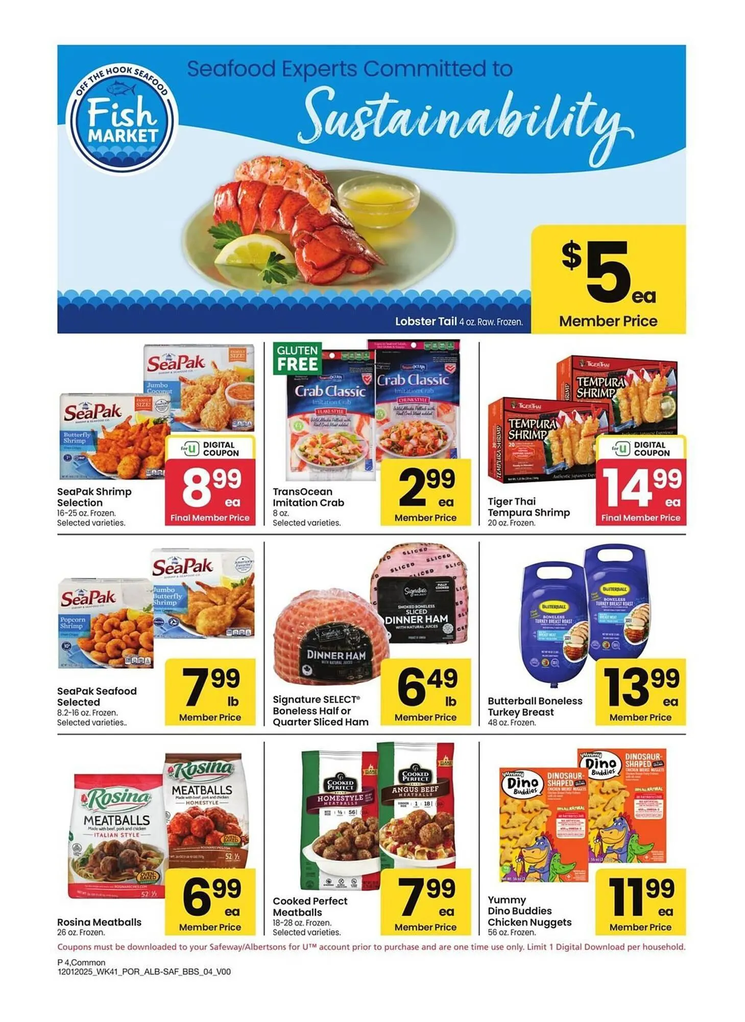 Weekly promotion Albertsons weekly ad spanning from December 1 to January 4 2026 - Page 4 for Catalogue 365