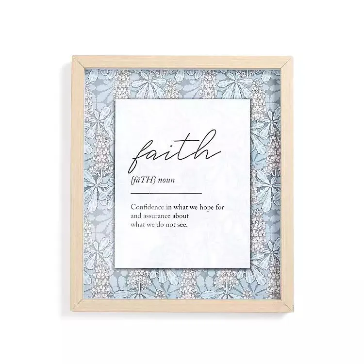 Faith Definition Wall Plaque