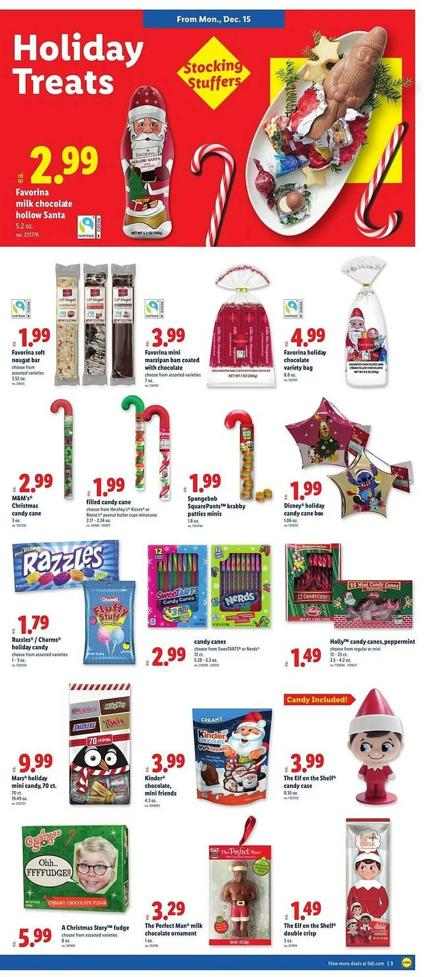 Weekly promotion Lidl weekly ad spanning from December 10 to December 16 2025 - Page 3 for Catalogue 365