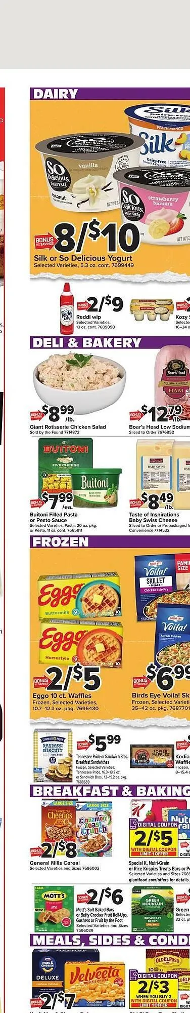 Weekly promotion Giant Food weekly ad spanning from April 24 to April 30 2026 - Page 2 for Catalogue 365