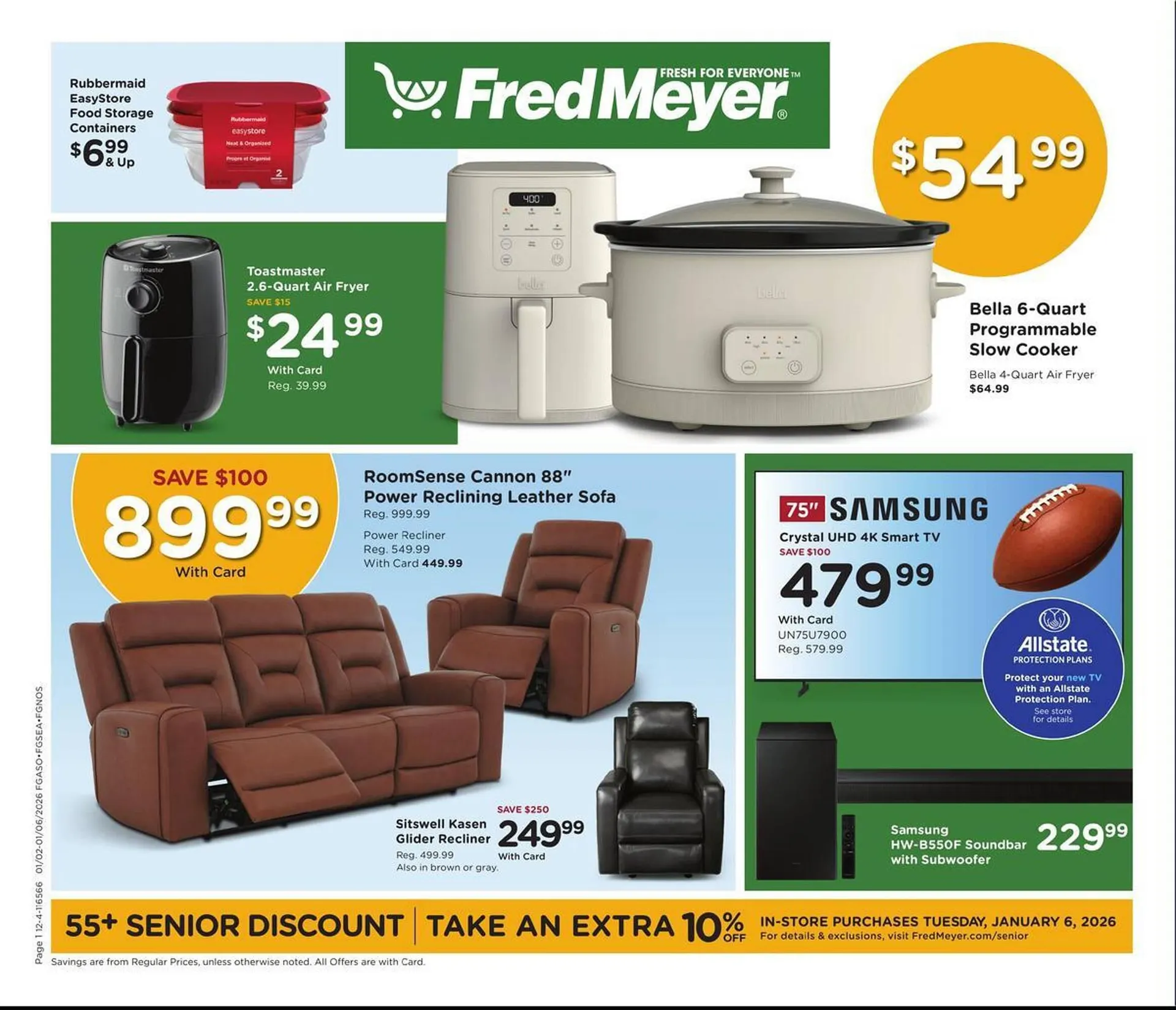 Weekly ad Fred Meyer weekly ad from January 2 to January 6 2026 - Page 1