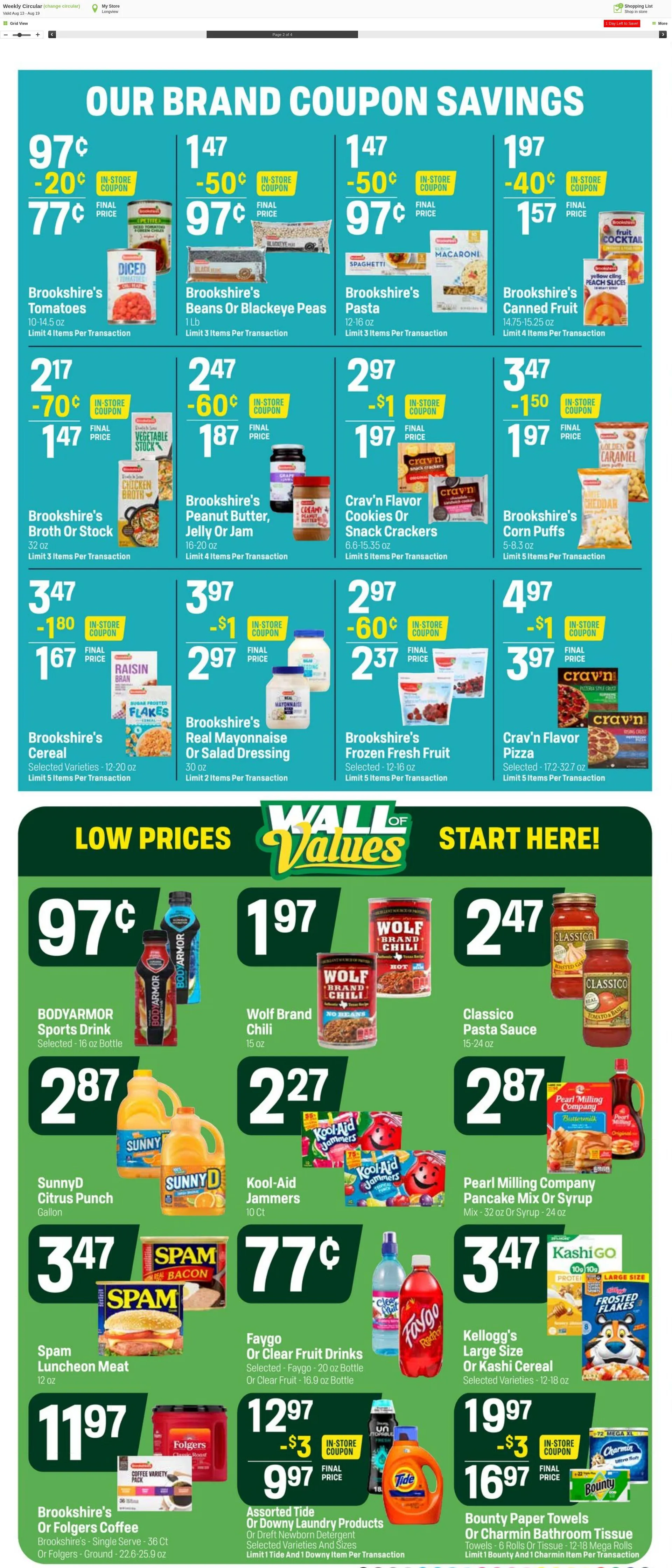 Weekly ad Super1Foods from August 20 to August 26 2025 - Page 2
