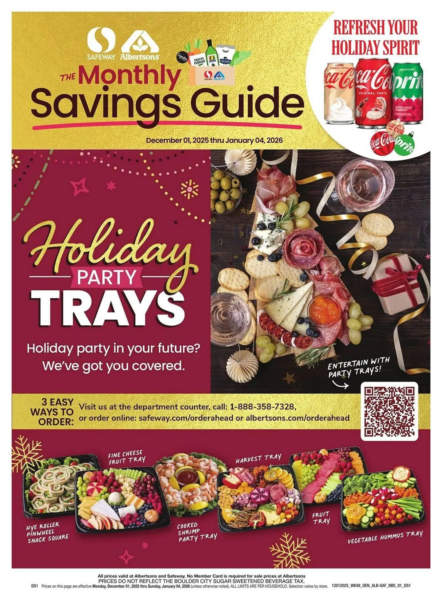 Weekly ad Albertsons weekly ad from December 1 to January 4 2026 - Page 1