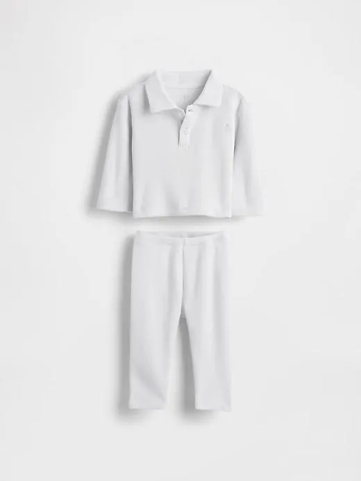 Baby Softspun Waffle Outfit Set