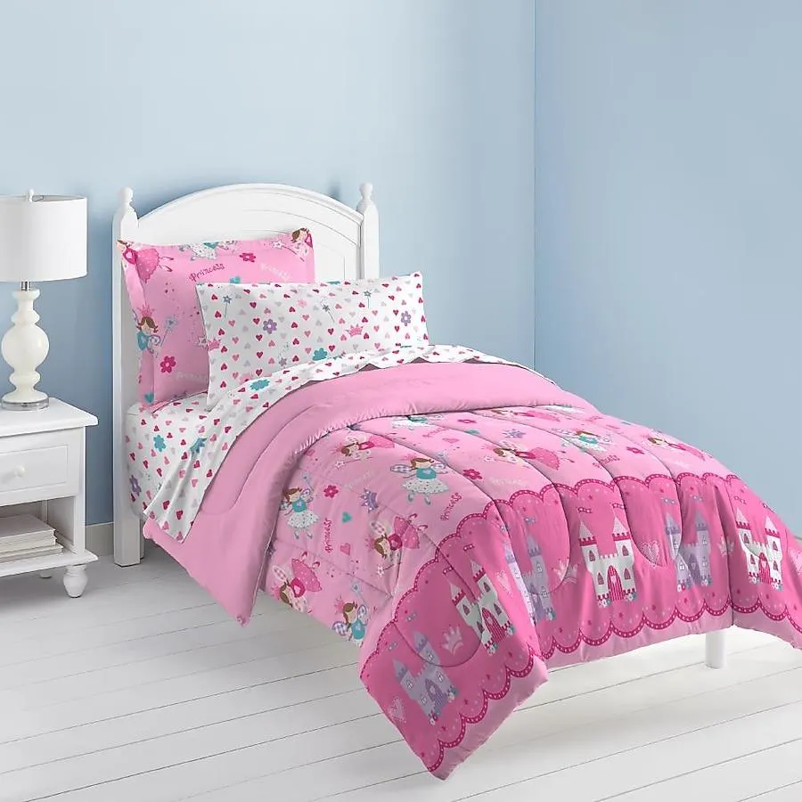 Dream Factory Magical Princess 5 -Piece MULTI Twin Comforter Set