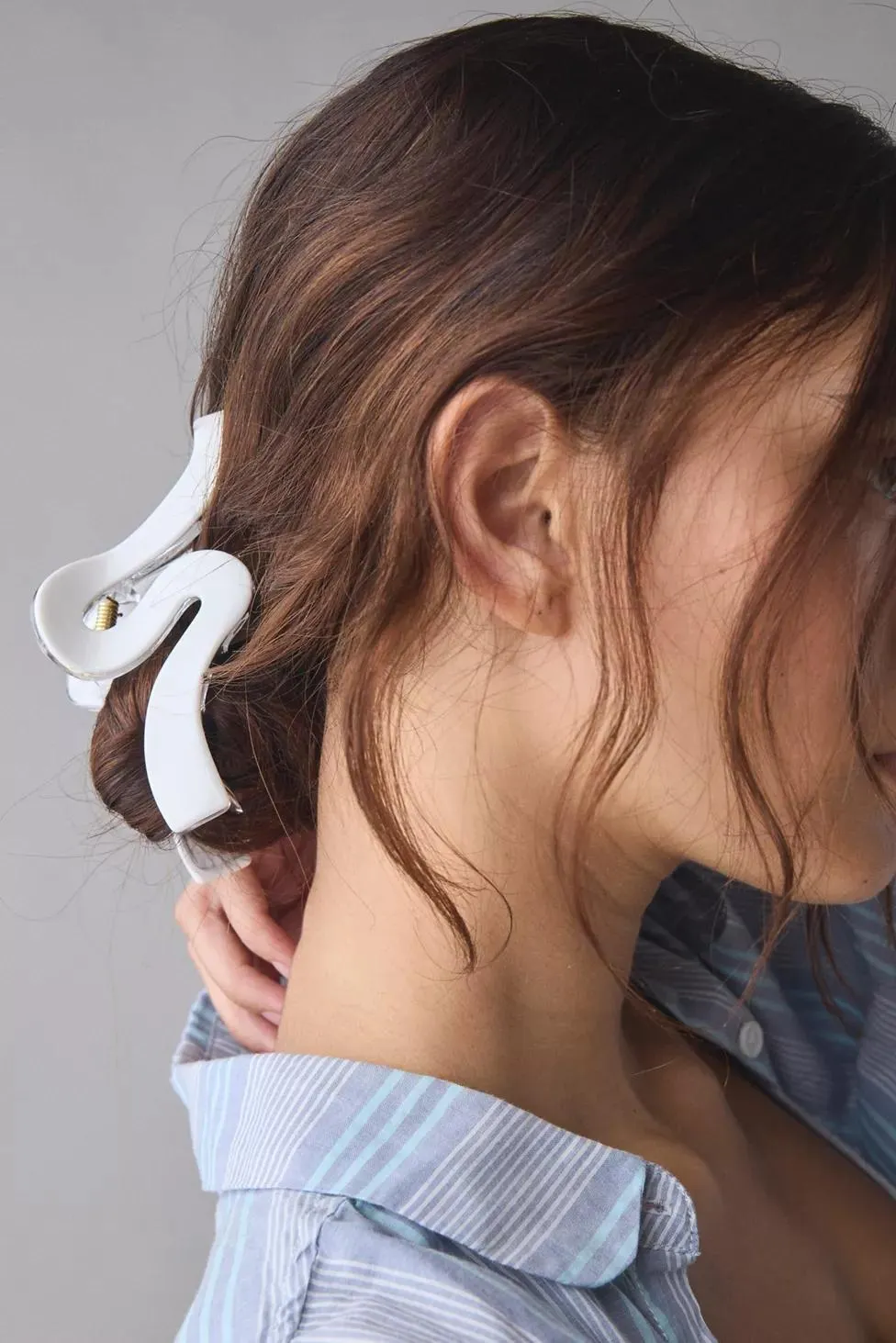 Marlowe Wave Resin Claw Clip