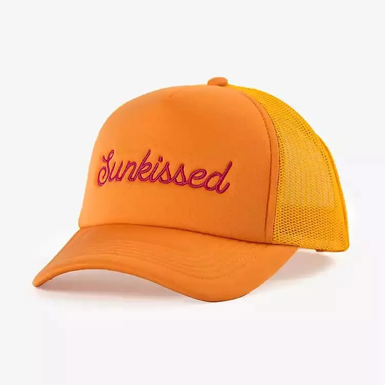 Orange Sunkissed Trucker Hat