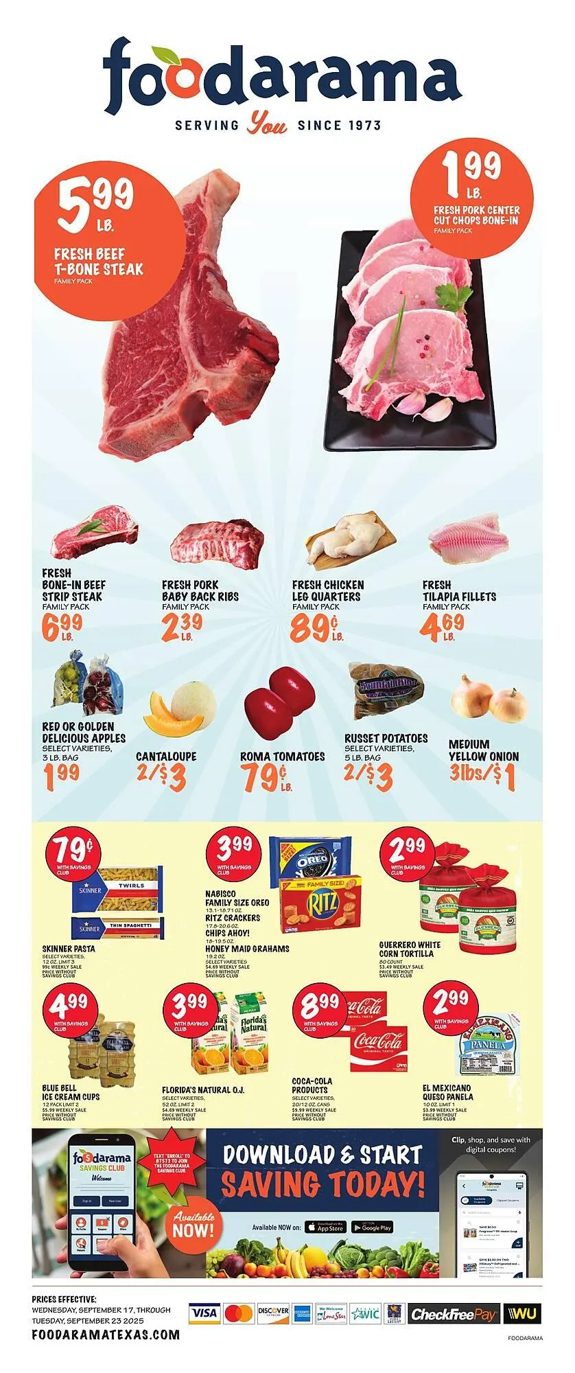 Weekly ad Foodarama weekly ad from September 17 to September 23 2025 - Page 1