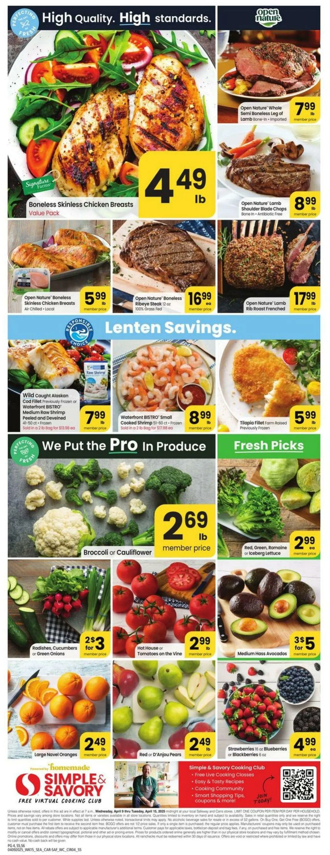 Weekly ad Carrs from April 9 to April 15 2025 - Page 6