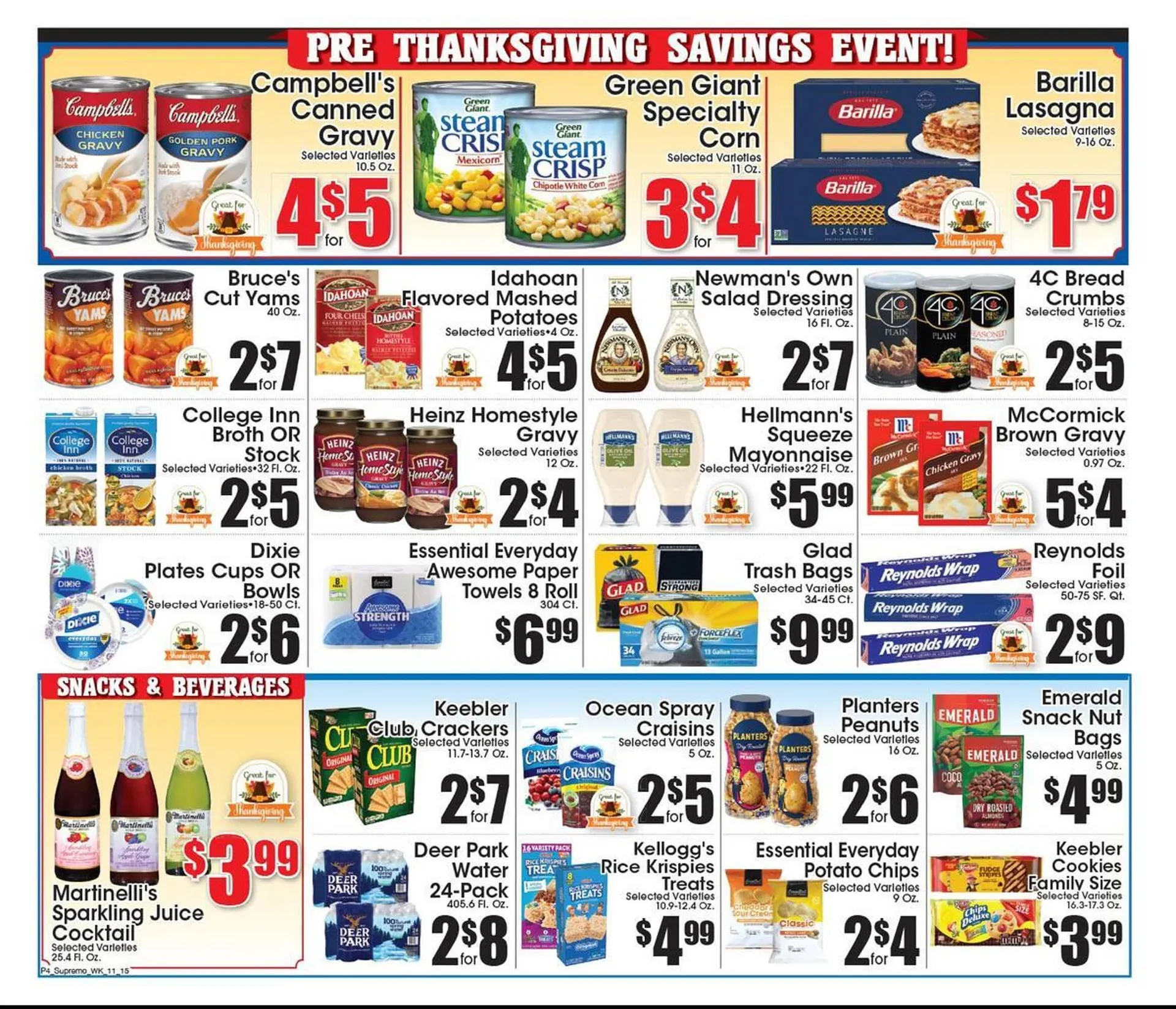 Weekly ad Supremo Foods Inc weekly ad from November 15 to November 21 2025 - Page 4