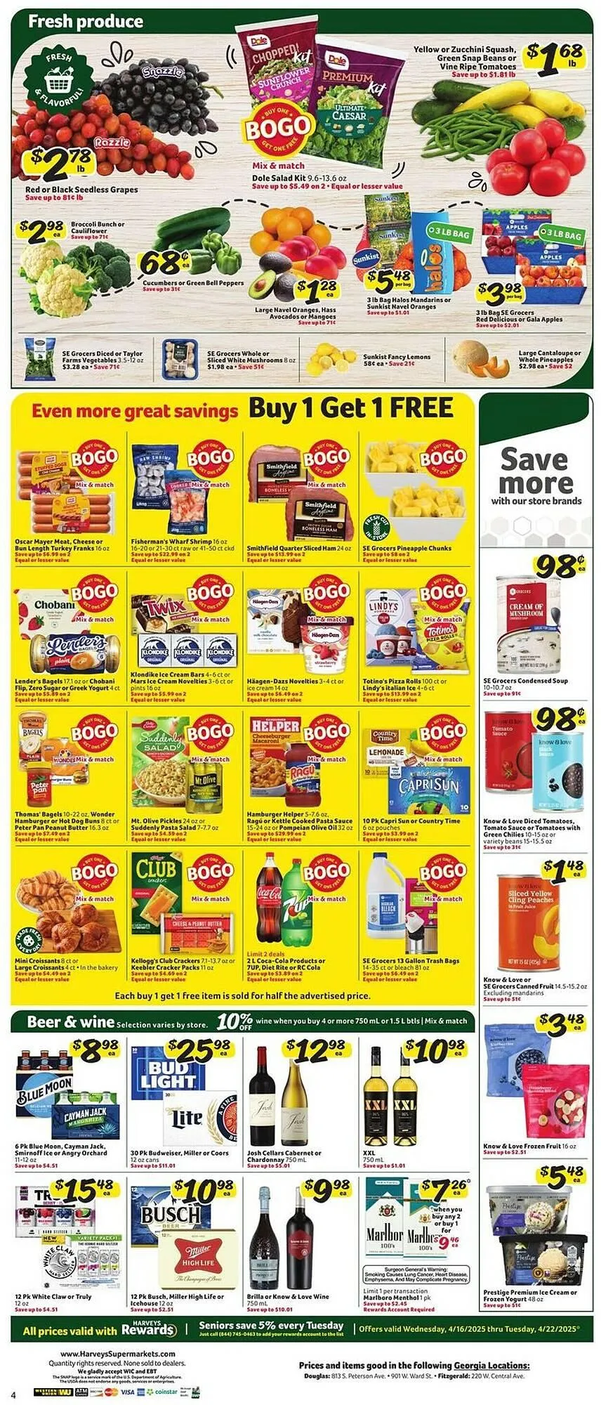 Weekly ad Harveys Supermarkets Weekly Ad from April 16 to April 22 2025 - Page 13