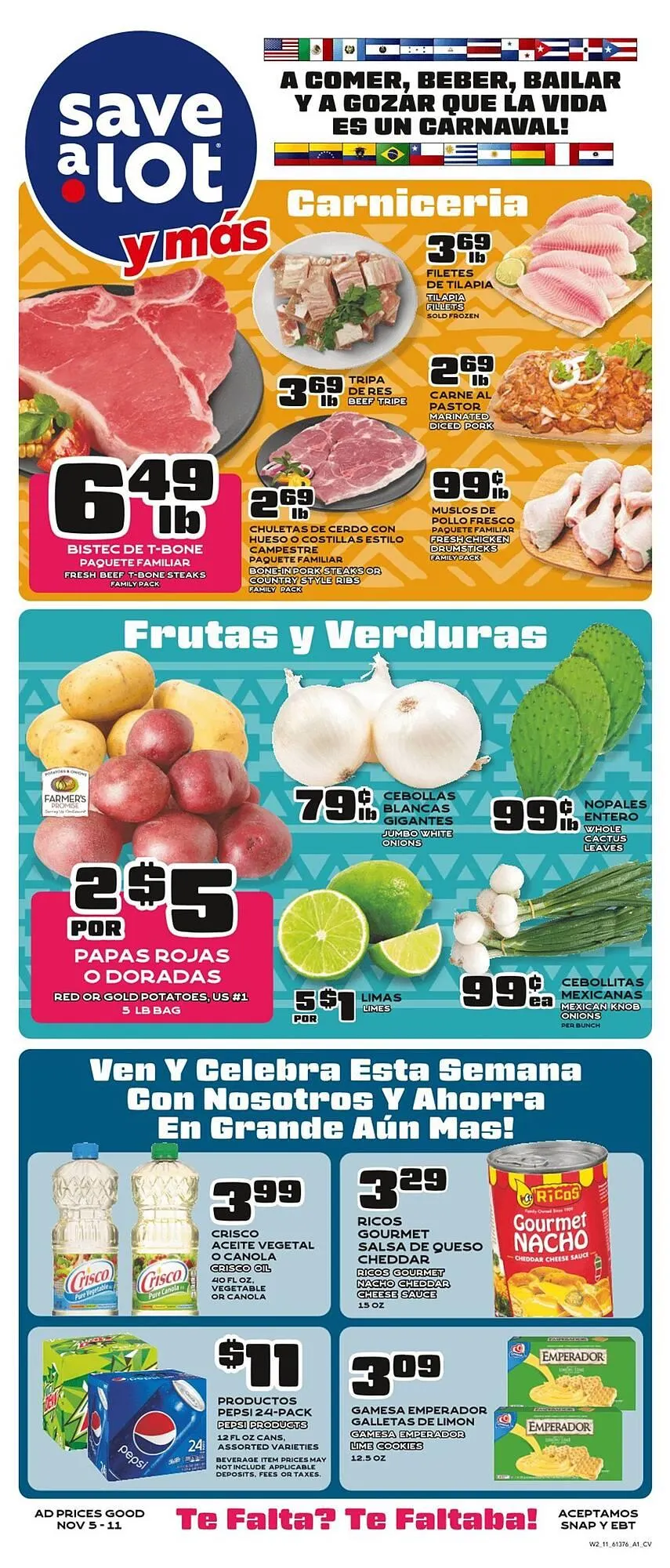 Weekly ad Save a Lot weekly ad from November 5 to November 11 2025 - Page 1