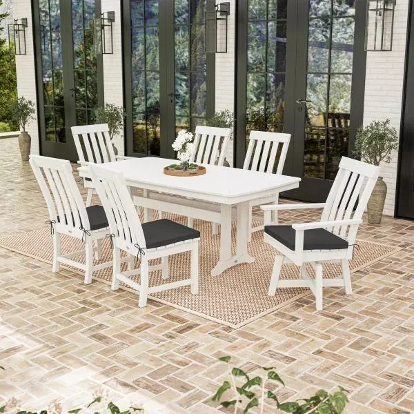 POLYWOOD Prescott 7-piece Swivel Dining Set